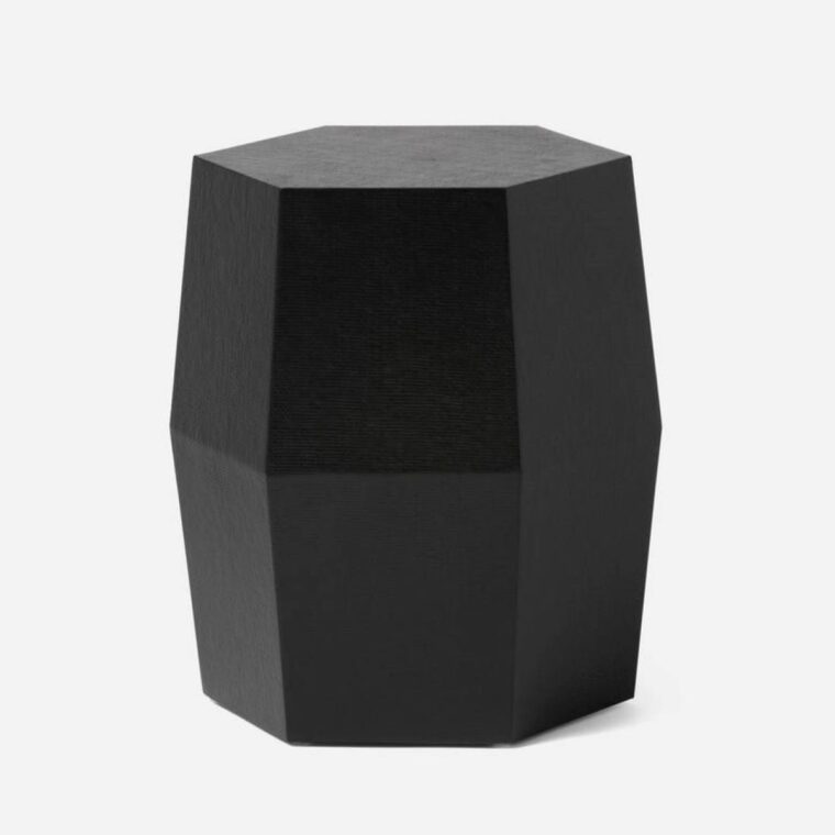 Tuston Hexagonal Raffia Stool - Image 12