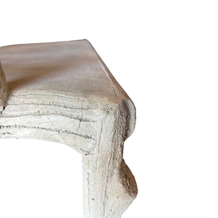 Woodland Faux Bois Concrete Bench - Image 5