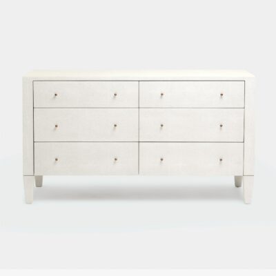 Sorn Faux Shagreen Double Dresser