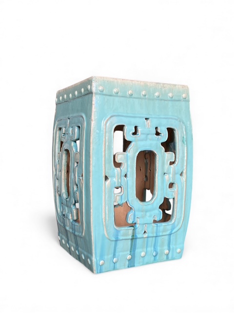 Square Ceramic Garden Stool - Image 16