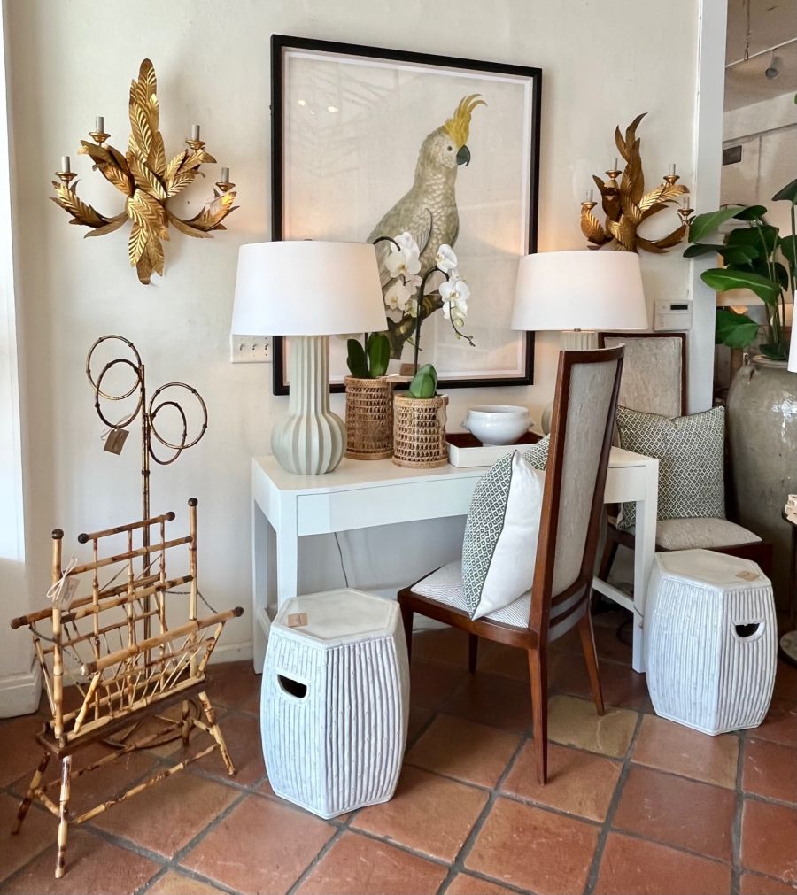Hexagonal Ceramic Garden Stool antiqued appearance hand fired hand glazed each piece varies in color and texture available in antique white or
