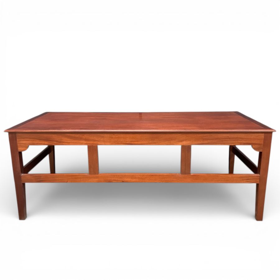 Large English Style Mahogany Writing Table - Image 5