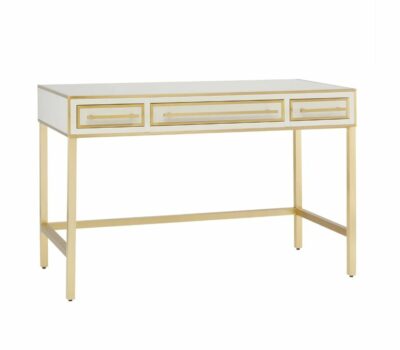 Aimee Painted Glass Desk