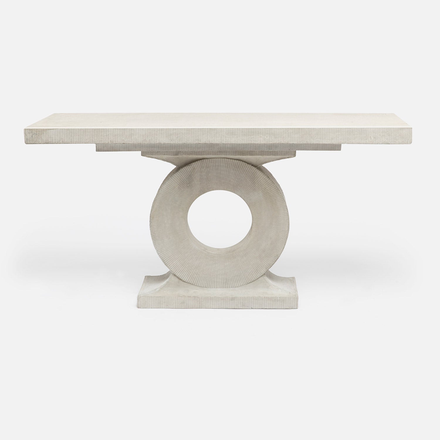 Outdoor Ring Concrete Console