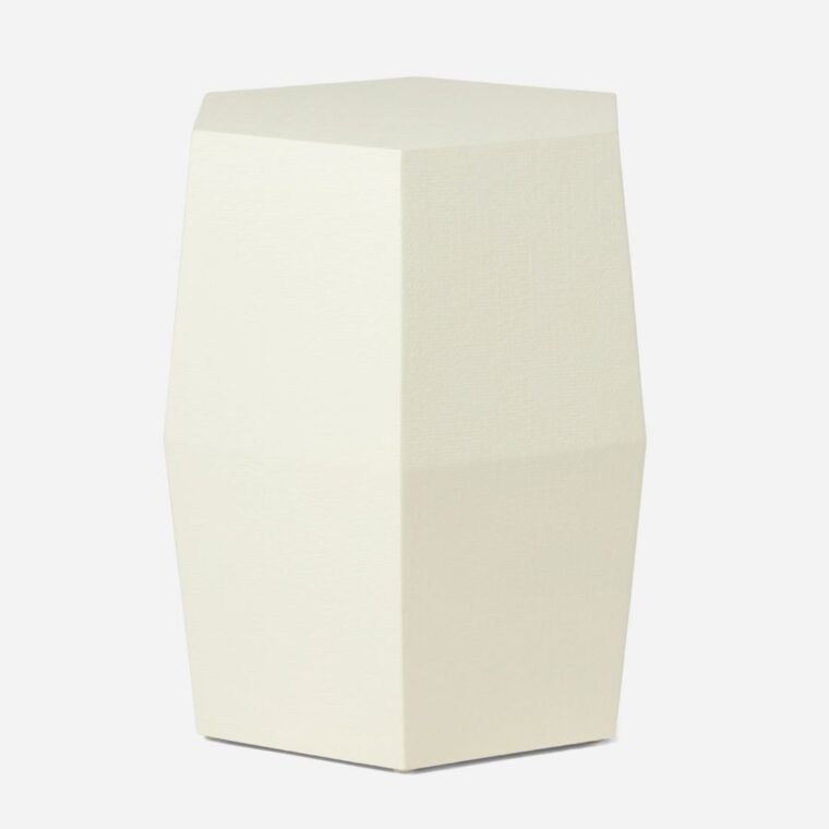 Tuston Hexagonal Raffia Stool - Image 16