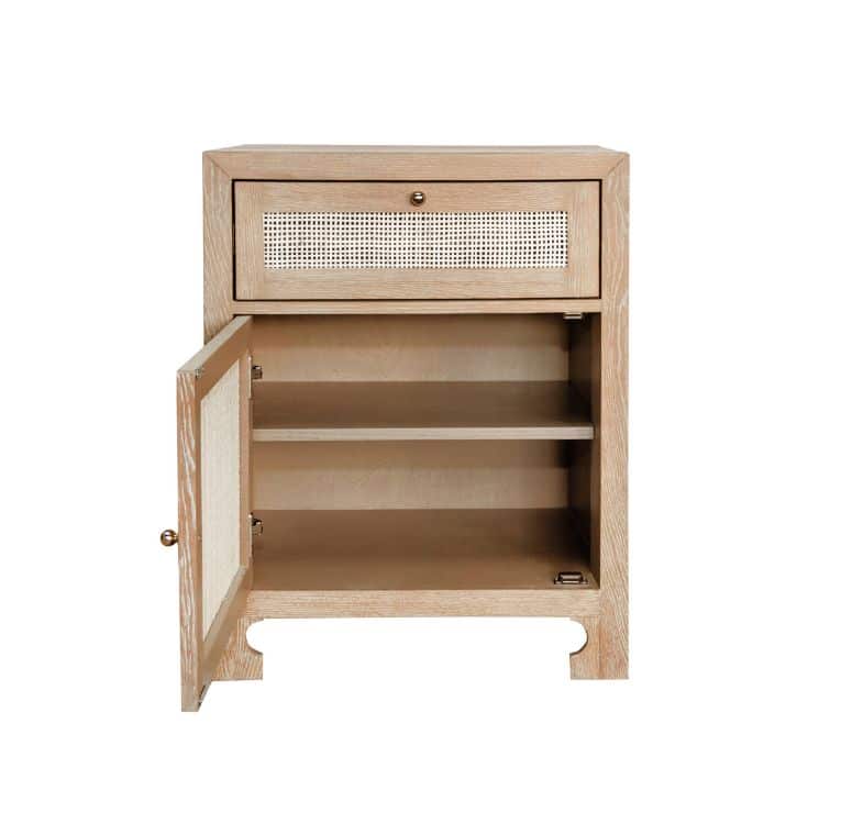 Small Cane Front Cabinet