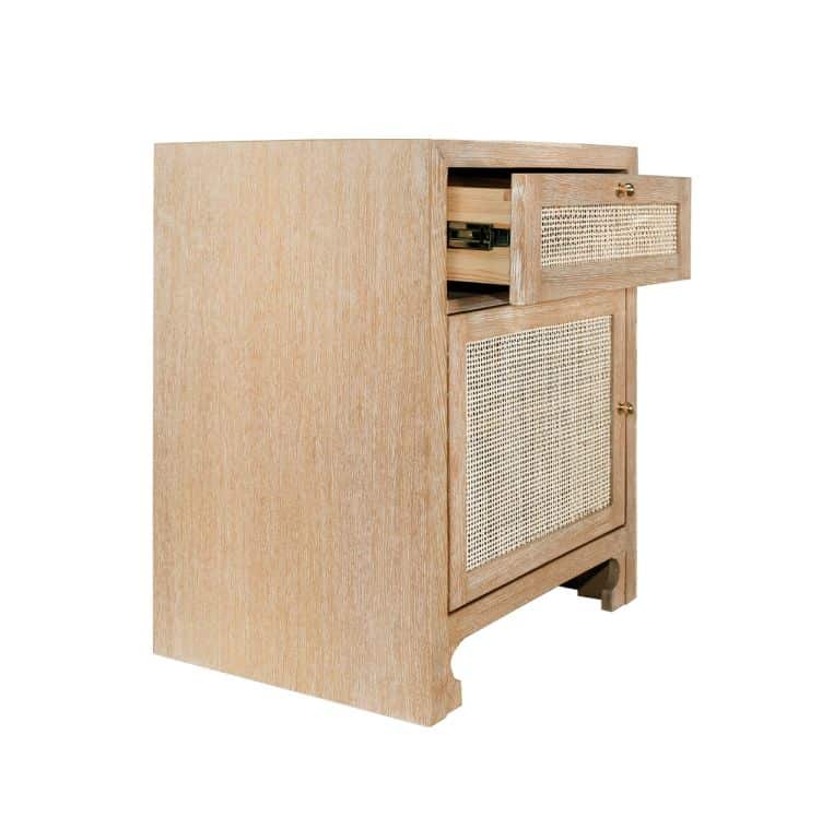 Small Cane Front Cabinet