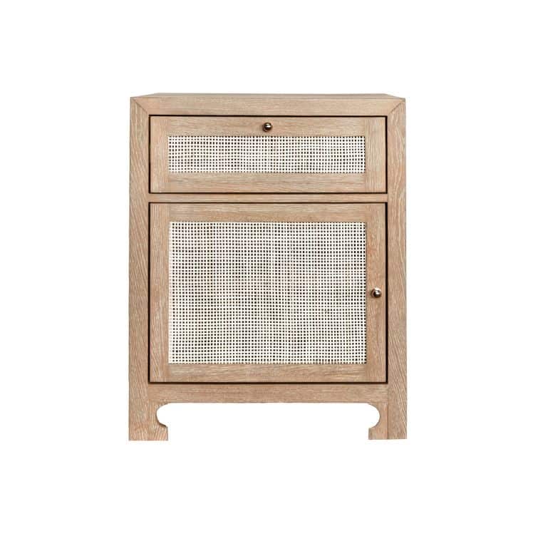 Small Cane Front Cabinet