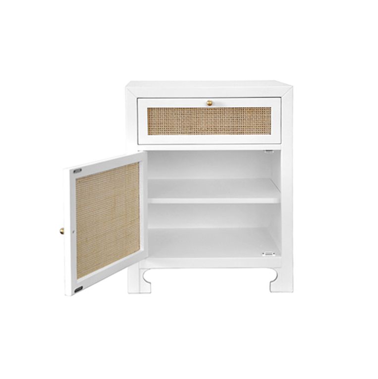 Small Cane Front Cabinet