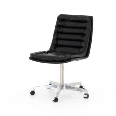 Laguna Leather Desk Chair on Casters