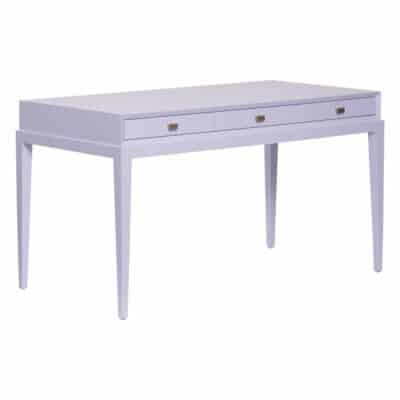 Purple beveled desk with satin finish and lace gold hardware in Dallas at a special price