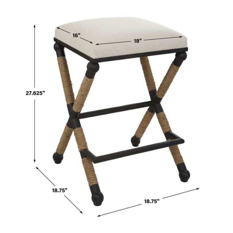 Backman X Rope Counter Stool - Image 4