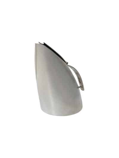 Vintage Fala Silver Pitcher from Argentina, showcasing its shiny silver surface in close-up view.