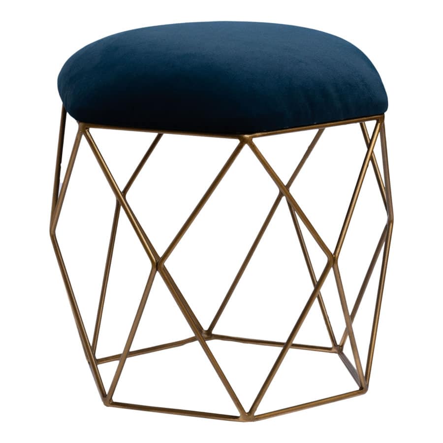 Gwen Fig and Gold Stool