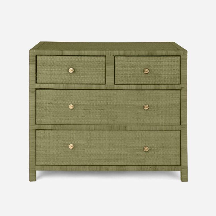 Extra Small Single Dresser in Wrapped Peeled Rattan - Image 8