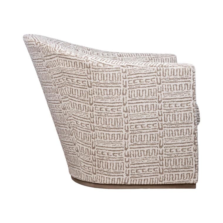 Alexander Swivel Tribal Print Chair - Image 4