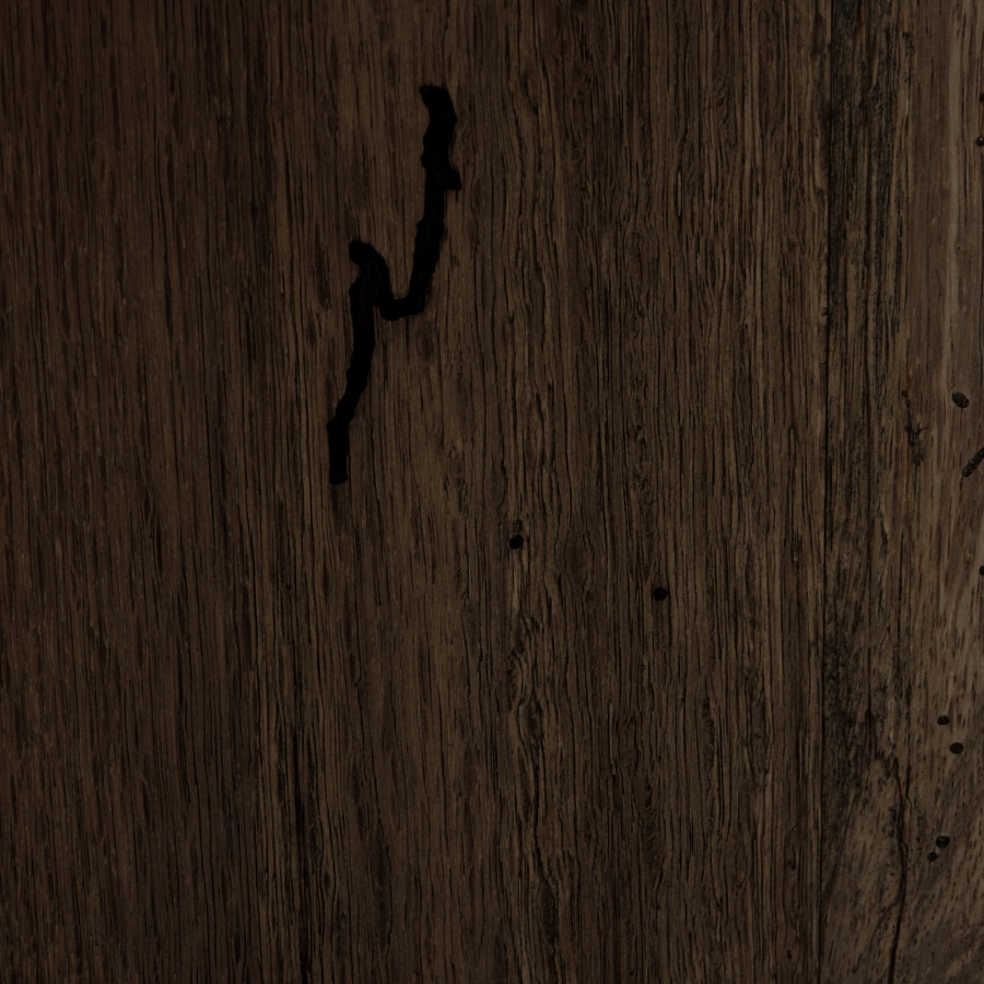 Thick Cut Rustic Oak Veneer Bench