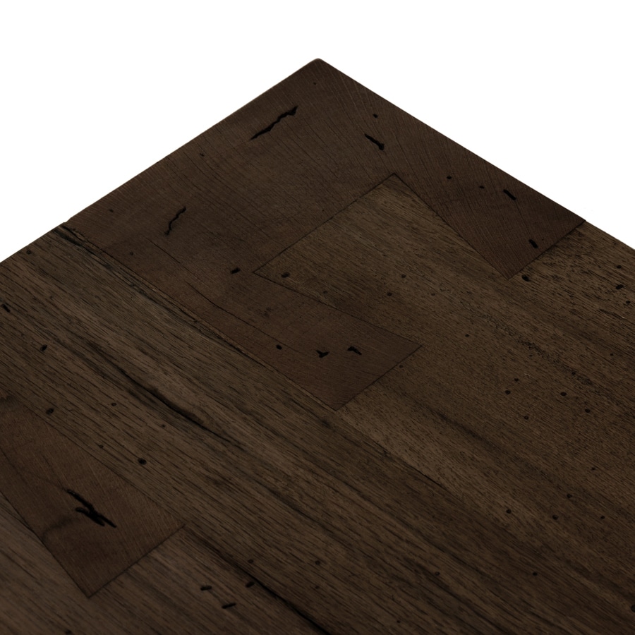 Thick Cut Rustic Oak Veneer Bench