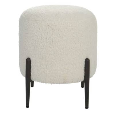 Rhone Faux Shearling Ottoman