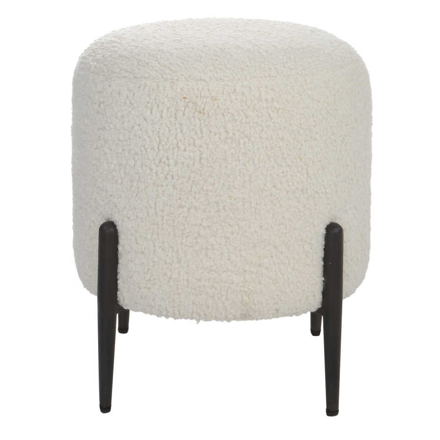 Rhone Faux Shearling Ottoman
