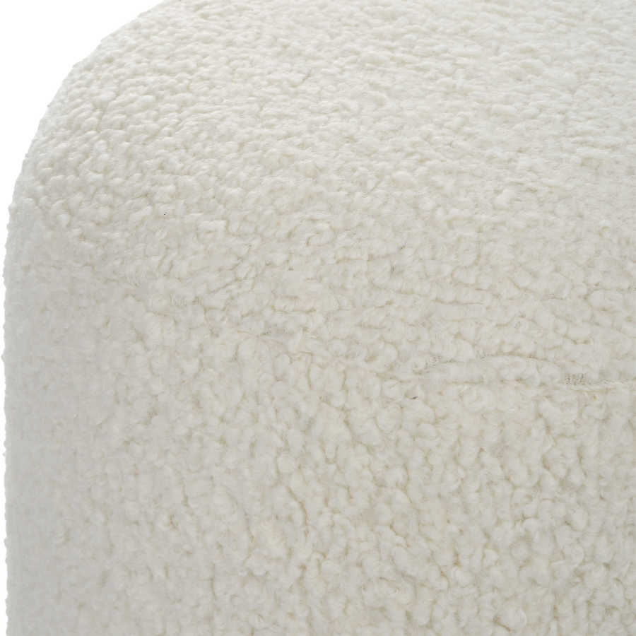 Rhone Faux Shearling Ottoman