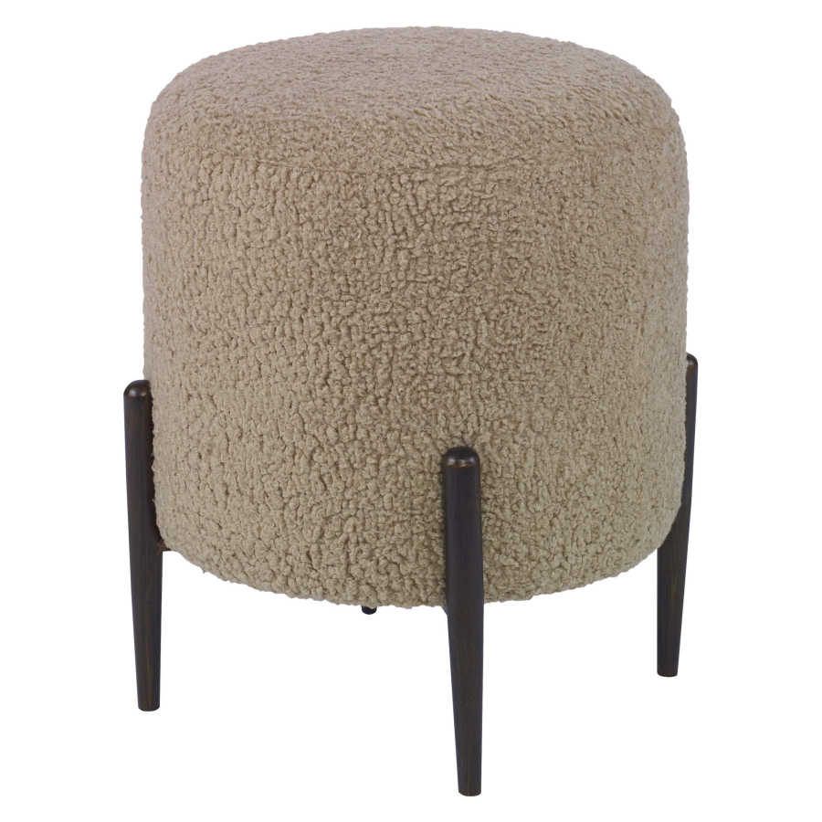 Rhone Faux Shearling Ottoman