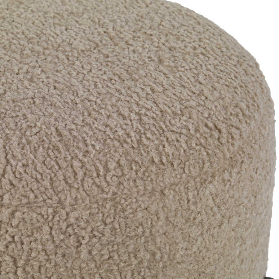 Rhone Faux Shearling Ottoman
