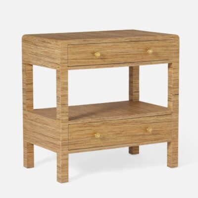 Large Parson Woven Hemp Nightstand