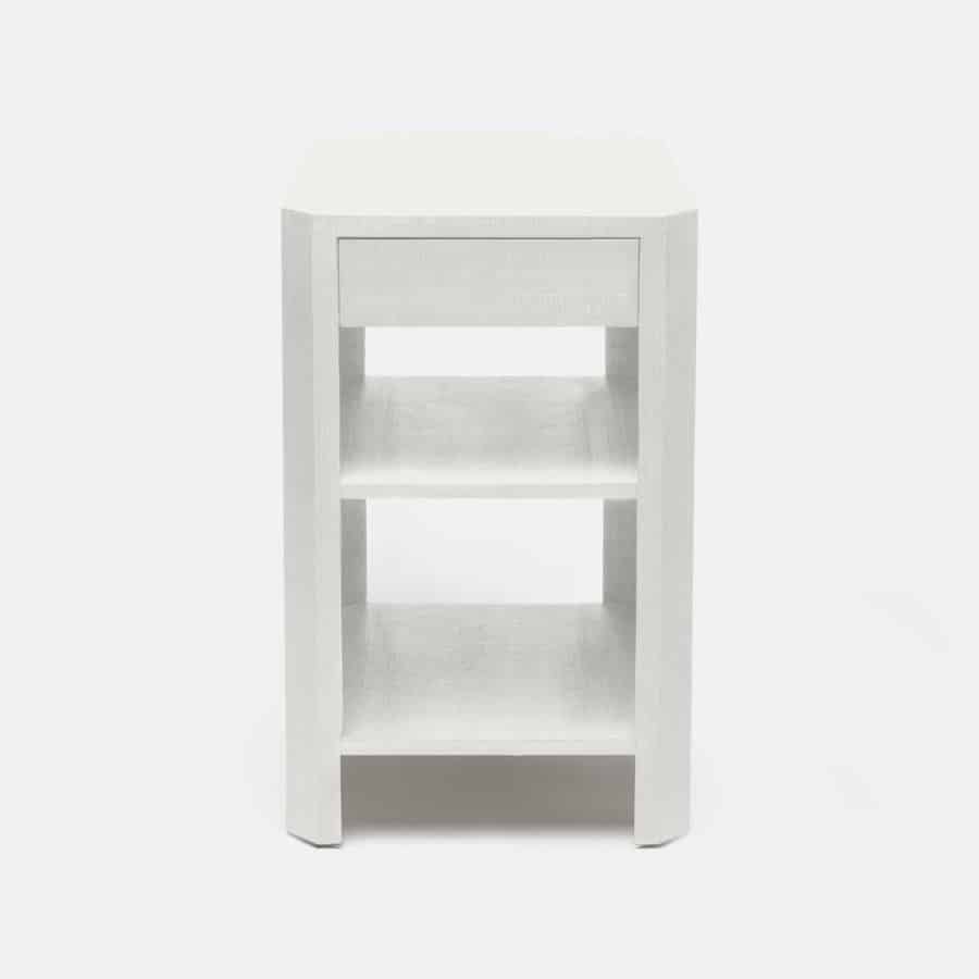 Small Lenor Faux Raffia Nightstand