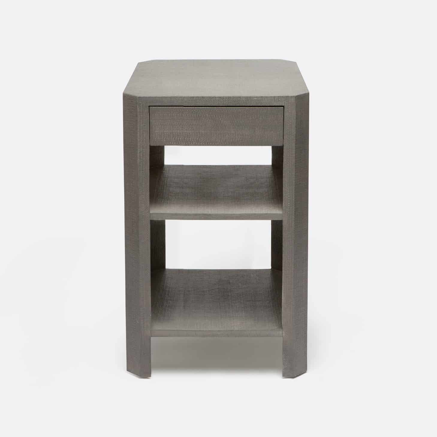Small Lenor Faux Raffia Nightstand