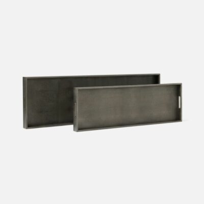 Emery Faux Shagreen Trays