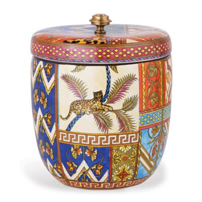 Kaleidoscope Round Porcelain Box