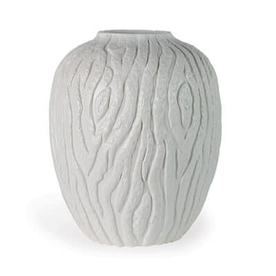 Medium Faux Bois Porcelain Vase