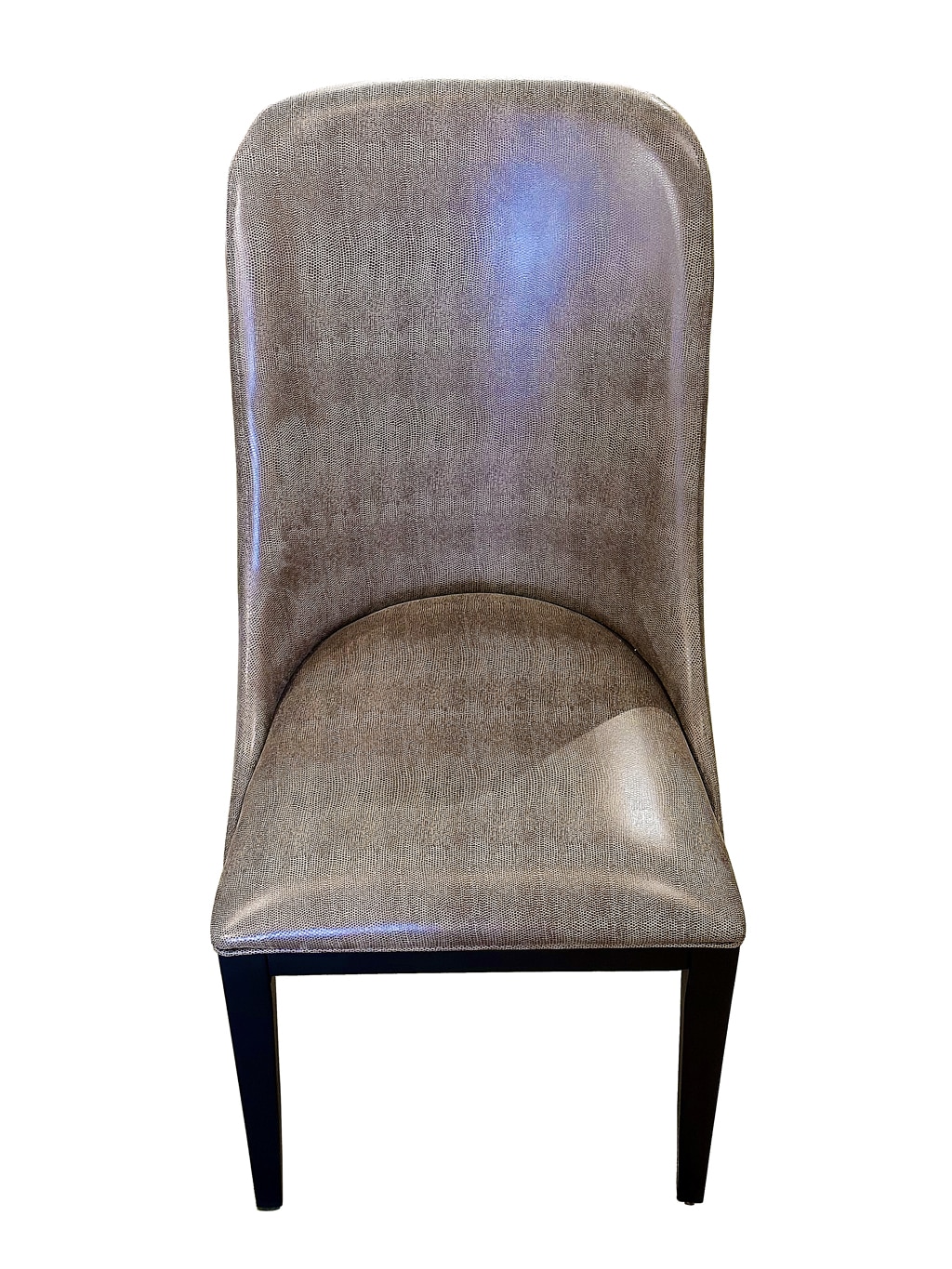 Faux Lizard Leather Dining Chair