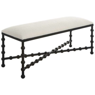 Iron Bubble Leg Bench
