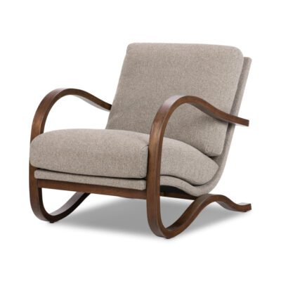 Whimsical Tweed Arm Chair