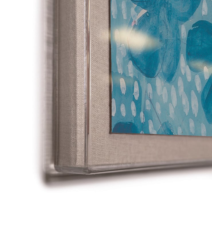 Paule Marrot Floral Blue Print Art