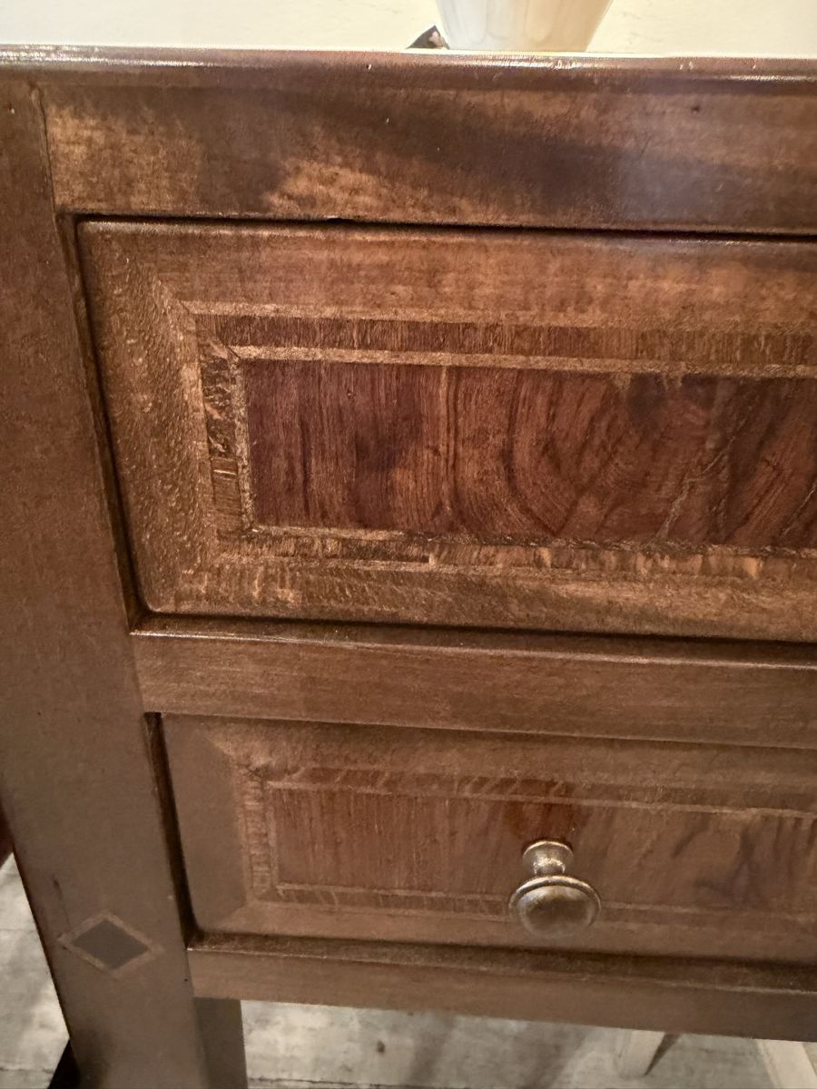 Louis XVI Style Italian Walnut Desk - Image 6