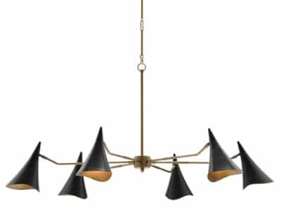 Mid-Century Style Library Chandelier