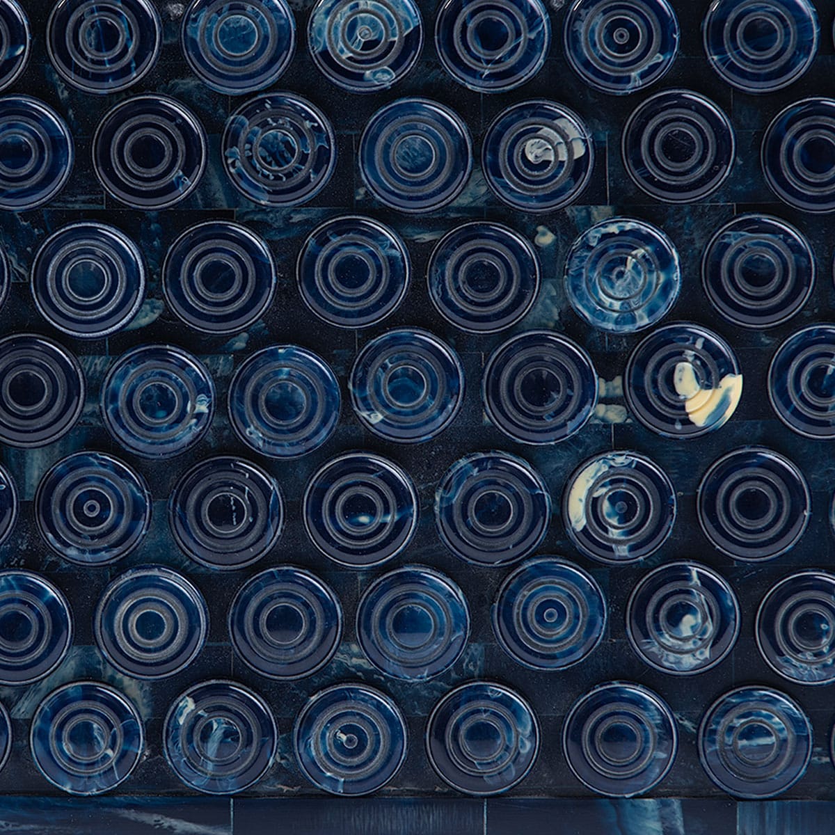 Blue Button Resin Box