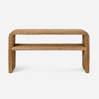 Charly Seagrass Woven Console Table