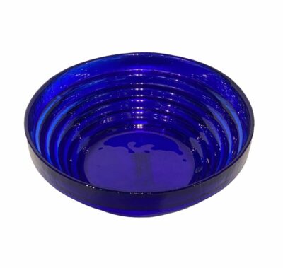 Vintage Blue Glass Bowl