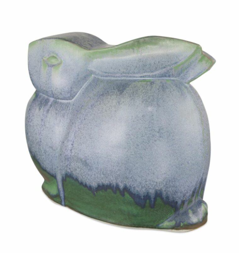 Lapine Blue Porcelain Object - Image 4