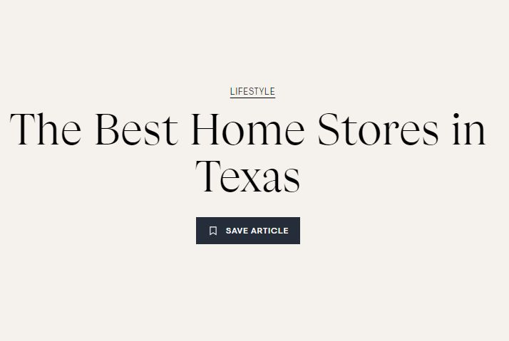 The Best Home Stores in Texas