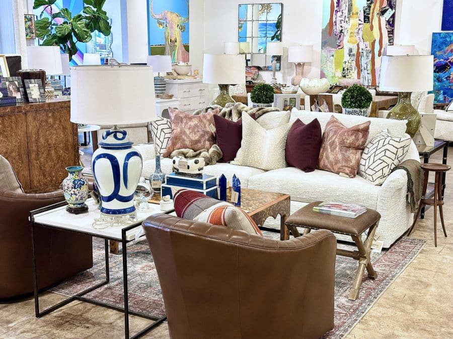 Close-up of a Salon Side Table with Walnut Directoire Style in French Wax Finish, showcasing its elegant design and finish.