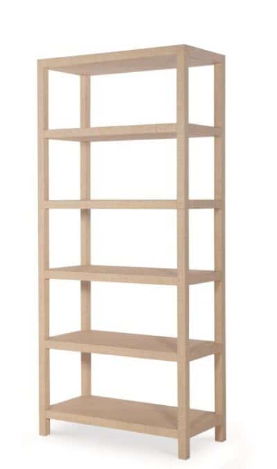 Natural Raffia Parsons Etagere