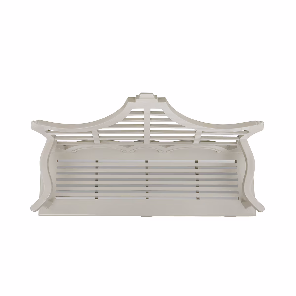 Whimsical Metal English Garden Bench - Image 9