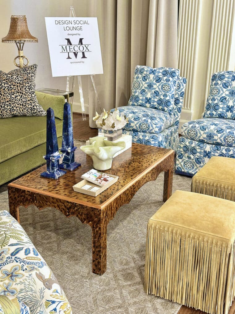 Audrey Indigo Slipper Chair - Image 4