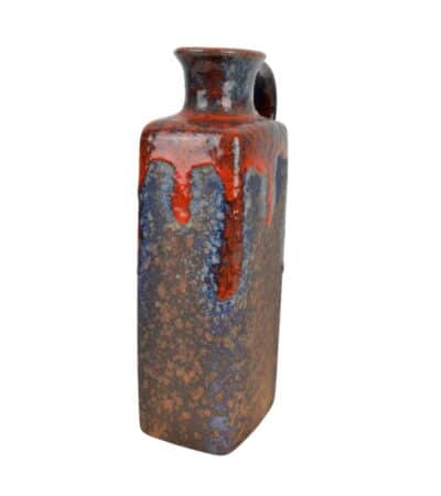 Vintage Stoneware Lava Vase