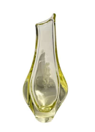 Vintage Yellow Vase
